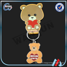 metal bear keychain